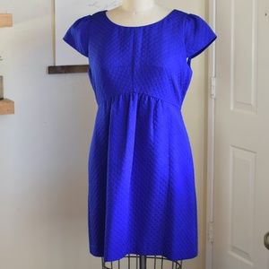 Anthropologie HD in Paris Vibrant Blue Dress